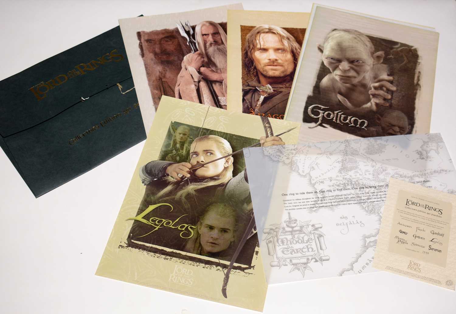 Lot 1086 - The Lord of the Rings Collectors' Edition Art Portfolio.
