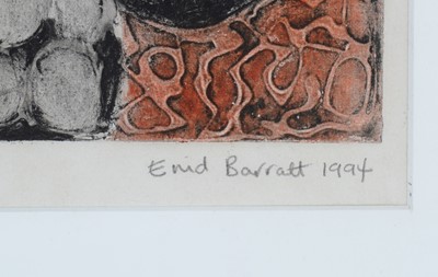 Lot 105 - Enid Barratt (20th Century) - collagraph.