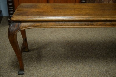 Lot 72 - 19th Century oak long stool
