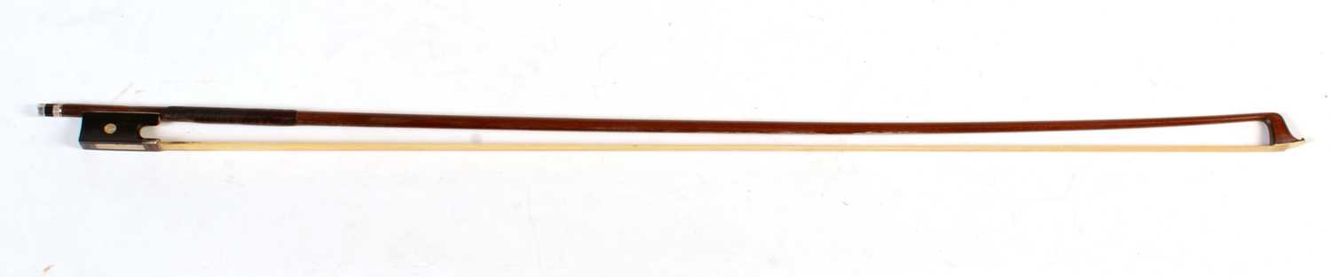 278 - French Violin bow stamped F N Voirin Paris