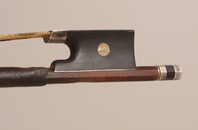 Lot 278 - French Violin bow stamped F N Voirin Paris