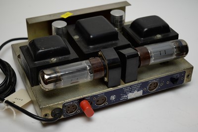 Lot 381 - A Pye Mozart 1 pre-amplifier, 1 HFS 20 power amplifier, Pye HFT 108 tuner.