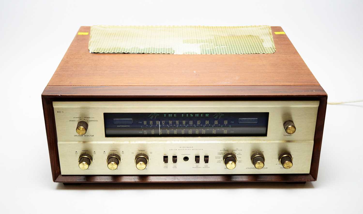 Lot 382 - A Fisher 800-C valve tuner amplifier.