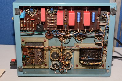 Lot 388 - A Pye HF12 mono amplifier with GEC and Mullard valves.