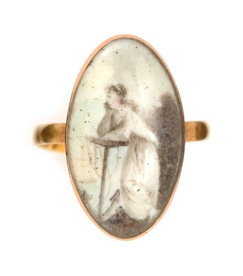 Lot 98 - A 19th Century mourning ring