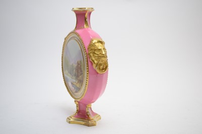 Lot 339 - A Derby Crown Porcelain Company moon flask