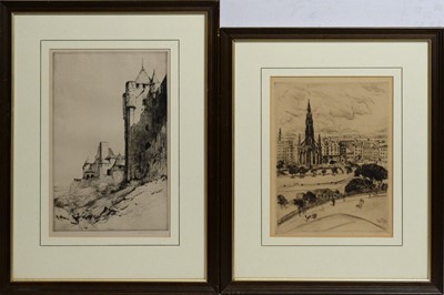 Lot 28 - Alfred Bentley and F* Laing - drypoint