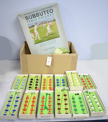 Lot 435 - Selection of Subbuteo table soccer items