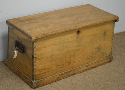 Lot 44 - 19th Century pine chest
