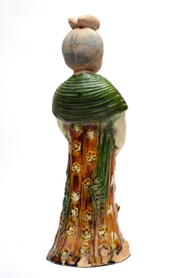 Lot 315 - Tang style figure girl and monkey