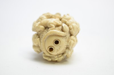 Lot 328 - Two 19th century Japanese ivory netsuke