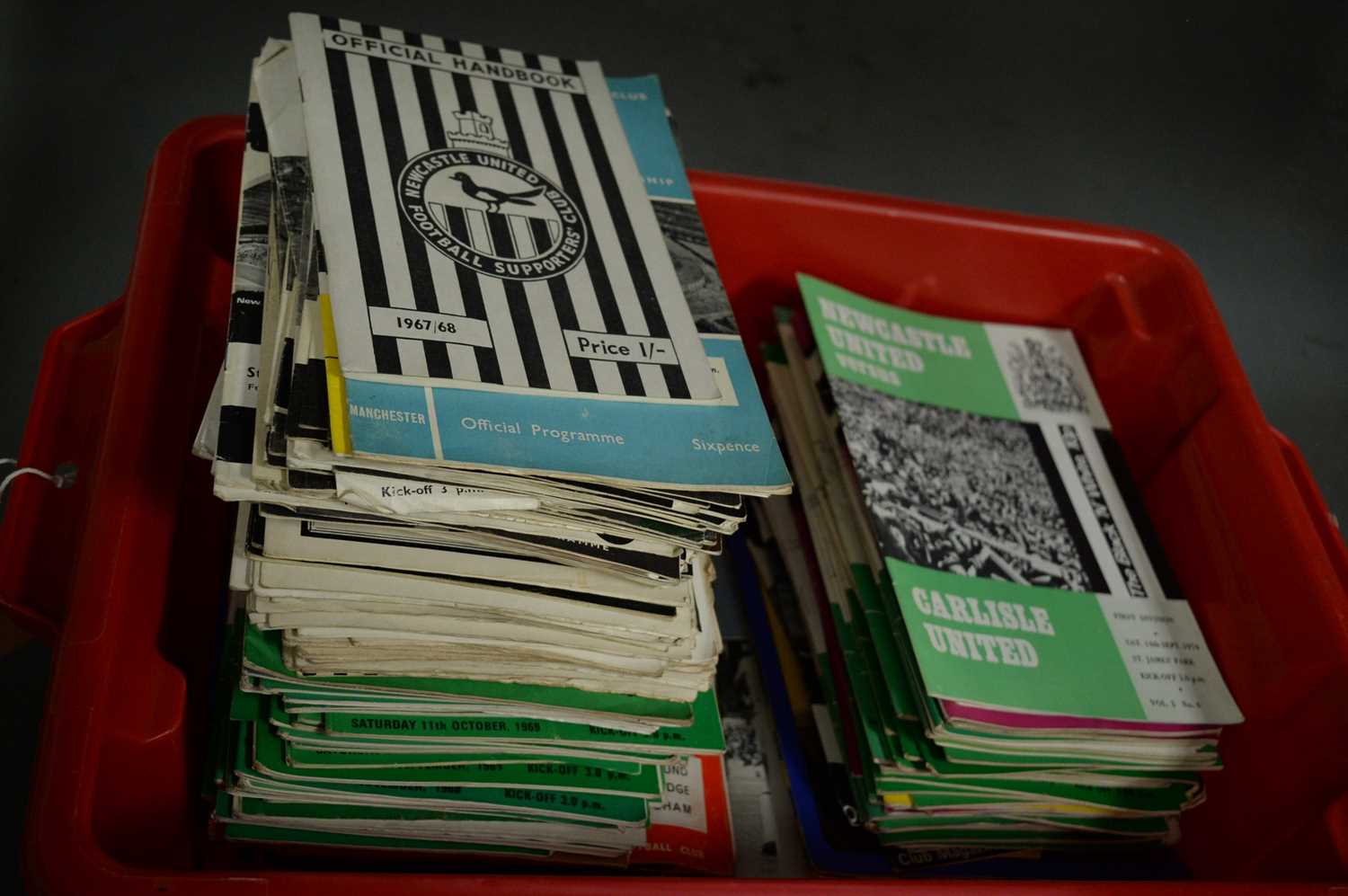 Lot 506 - Selection of Newcastle United F.C. programmes