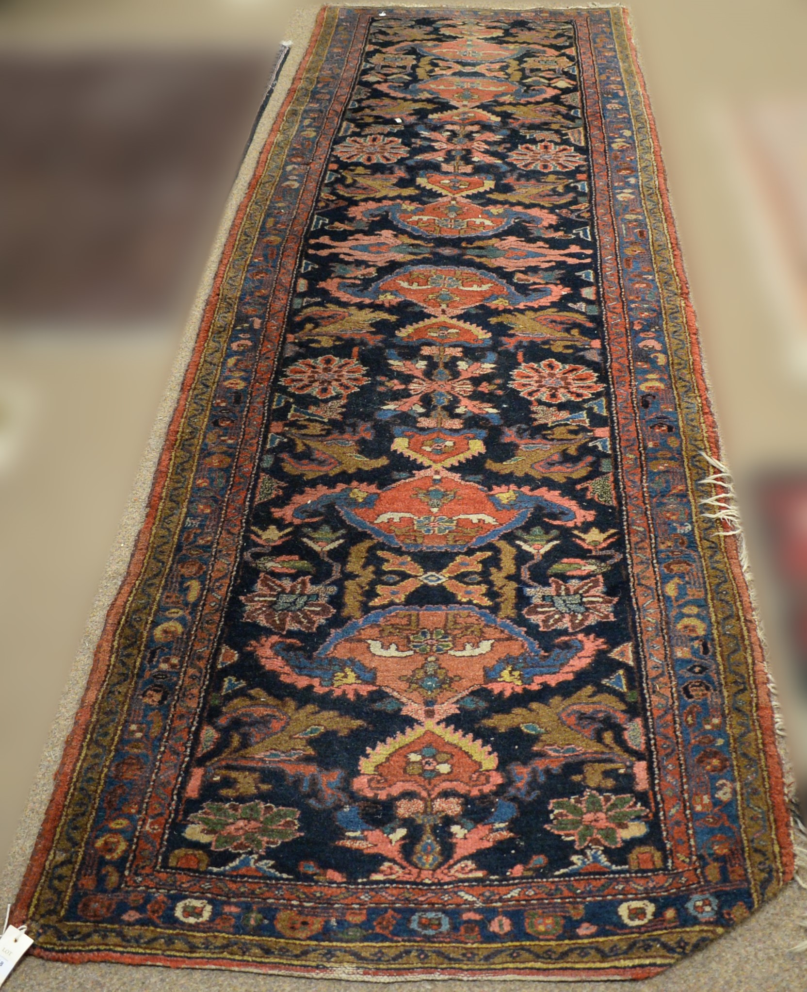 Lot 118 South West Persian carpet runner.
