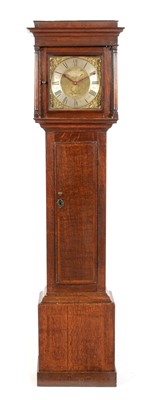 Lot 481 - Edw'd Barlow, Oldham; an oak thirty-hour  longcase clock