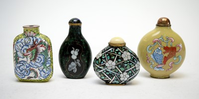 Lot 320 - Four Chinese snuff bottle