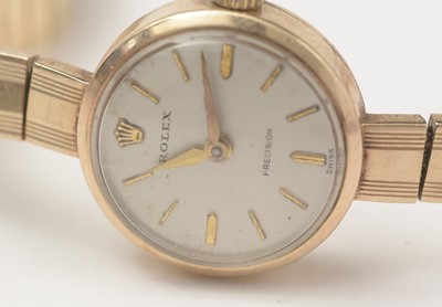 Lot 1 - A Rolex Precision lady's cocktail watch