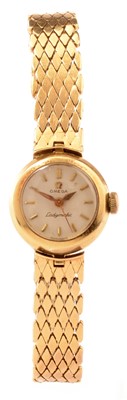 Lot 29 - An Omega 18ct yellow gold Ladymatic cocktail watch