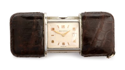 Lot 30A - A Movado Art Deco purse watch