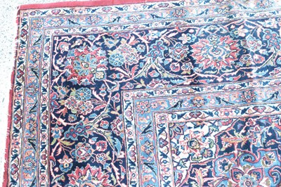 Lot 332 - A Kashan carpet
