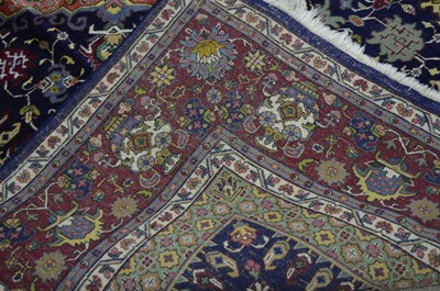 Lot 436 - A Tabriz carpet