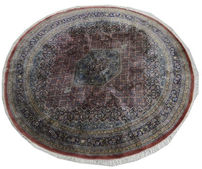Lot 447 - A circular Bidjar carpet