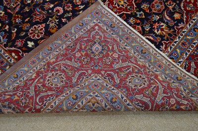 Lot 455 - A Kashan carpet