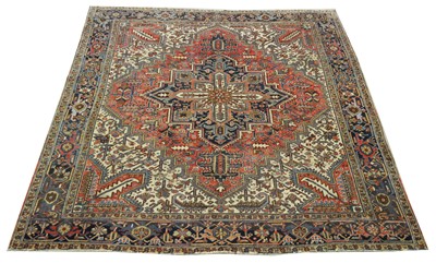 Lot 461 - A Heriz carpet