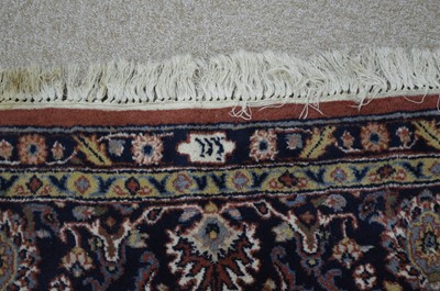 Lot 355 - A Kashan carpet