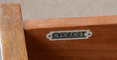 Lot 655 - Everest: a mid Century walnut Helix pattern sideboard.