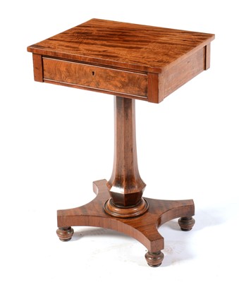 Lot 547 - An early Victorian mahogany work/occasional table