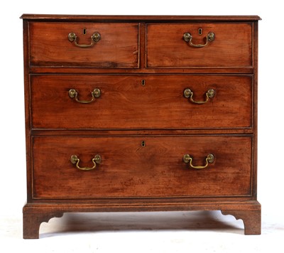 Lot 556 - A George III mahogany chest