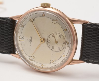 Lot 148 - A 1961 9ct gold cased Avia wristwatch.