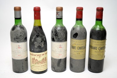 Lot 593 - Five bottles of wine