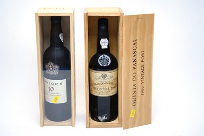 Lot 597 - Two bottles of port