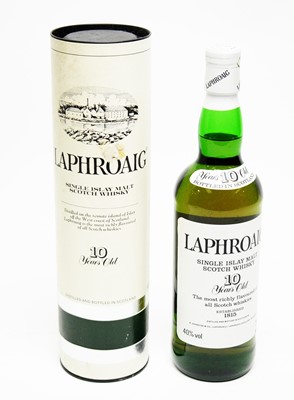 Lot 618 - Laphroaig 10 years old pre-royal warrant single malt scotch whisky