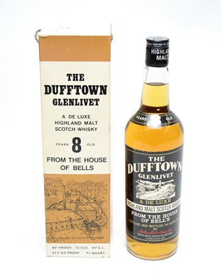 Lot 628 - Dufftown-Glenlivet 8 years old delux highland malt scotch whisky