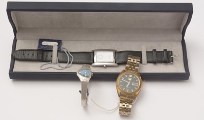 Lot 132 - Longines and Seiko wristwatches.