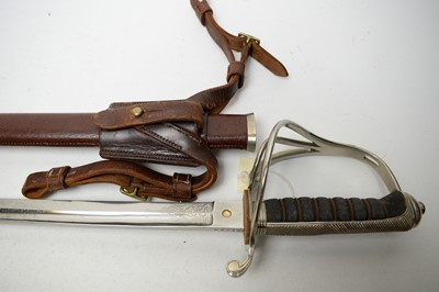 Lot 509 - A George V cavalry sword in scabbard
