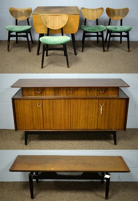 Lot 42 - A Mid Century Dining room suite.
