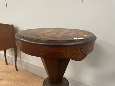Lot 2 - A late Victorian walnut games table
