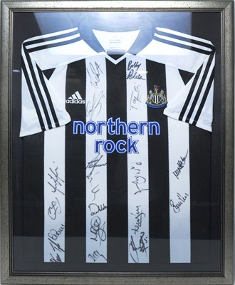 Lot 611 - A Newcastle United signed football shirt.