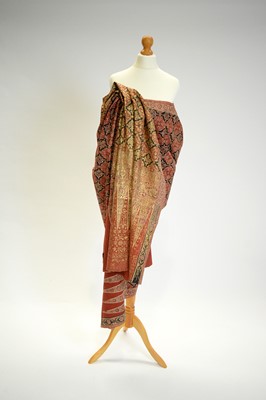 Lot 780 - A 19th Century Balinese perada kain panjang