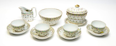 Lot 510 - Early 19th century part tea set