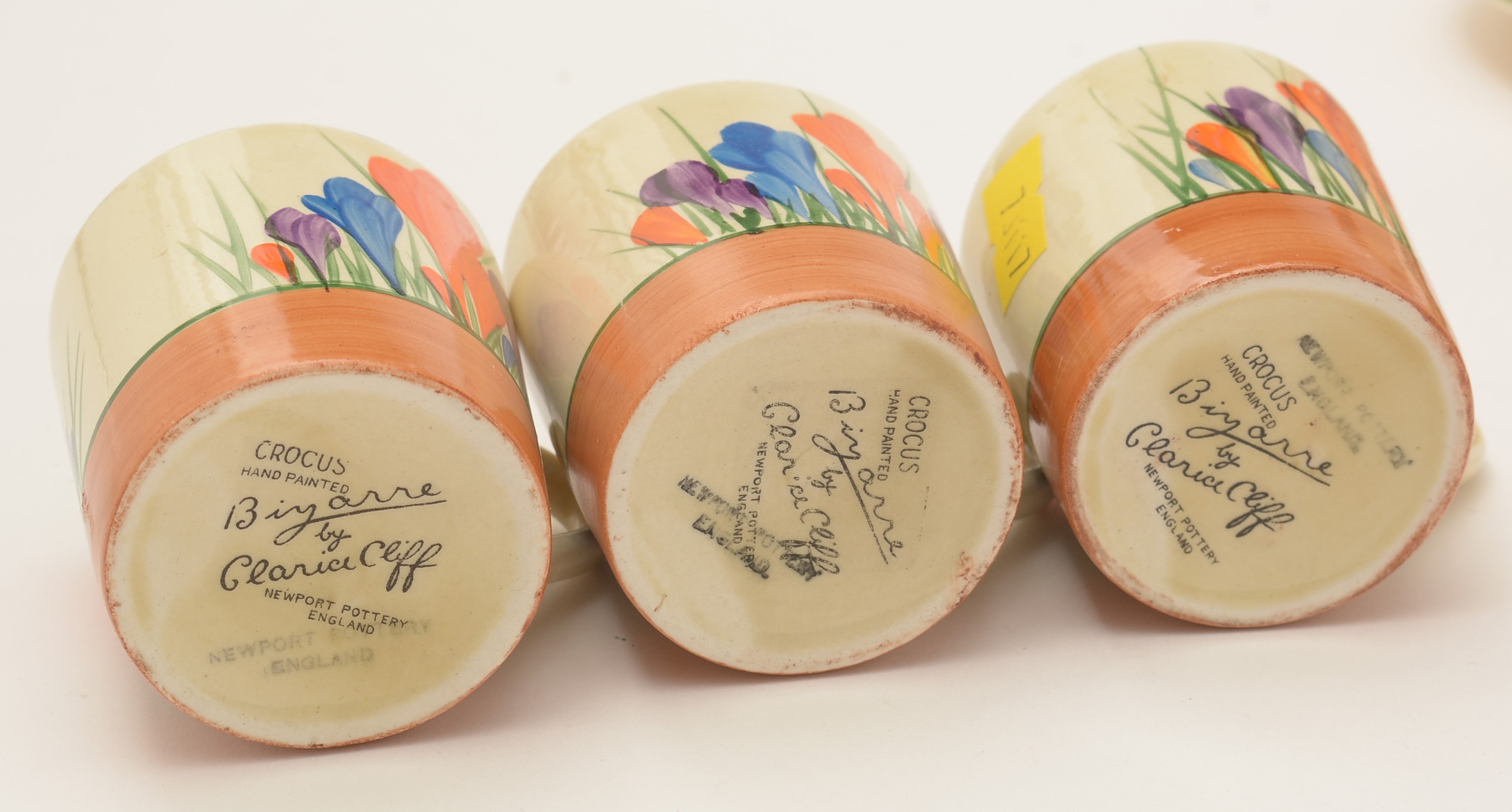 Lot 605 - A Clarice Cliff 'Bizarre' range for Newport