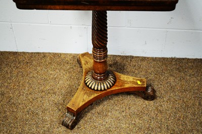 Lot 26 - A William IV mahogany side table
