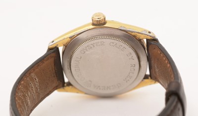 Lot 21 - Tudor Prince Oysterdate: a gilt-steel cased automatic wristwatch