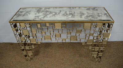 Lot 24 - 20th C console table.