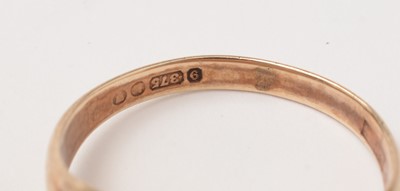 Lot 110 - Three 9ct gold signet rings.