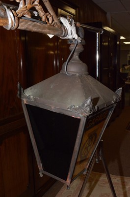 Lot 470 - An early 20th Century Automobile Association garage lamp