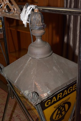 Lot 470 - An early 20th Century Automobile Association garage lamp